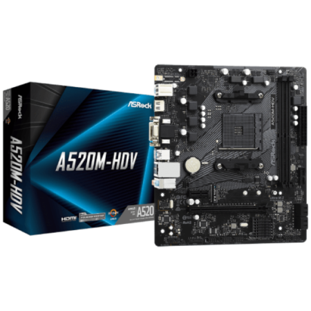 MB AM4 ASRock A520M-HDV 90-MXBE50-A0UAYZÂ Â Â 