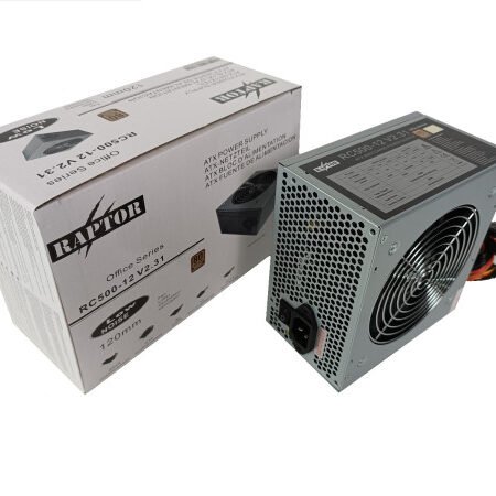 Napajanje Raptor 500W Office Series 12cm fan/80plus, RC500-12