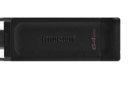 FLASH DRIVE 64GB USB 3.2 Kingston DataTraveler 70 black DT70/64GB *
