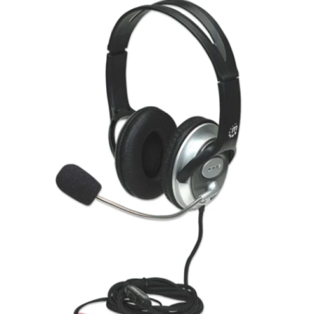 Slušalice sa mikrofonom Manhattan Classic 175555, black