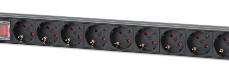 PDU kabl Intellinet 715133 19"/1U sa 9 utilnica/prekidač/2m