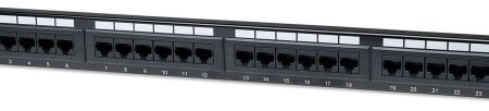 Patch panel Manhattan 520959 19"/1U Cat6/24 port