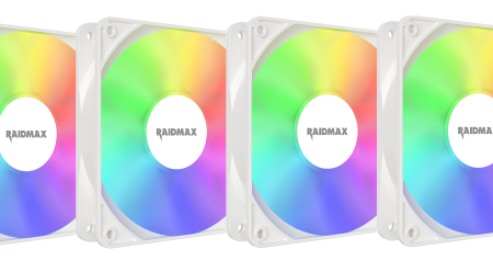Raidmax 4x 120mm White  X-Air ARGB, NVX120FWDC4