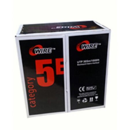 LAN UTP kabl OWIRE Cat5E Solid/CCA/0,5mm/Sivi/305m