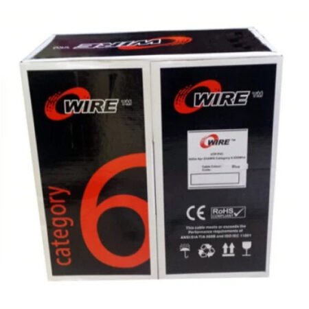 LAN UTP kabl OWIRE Cat6 Solid/CCA/0,56mm/Plavi/305m