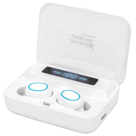 Slušalice TWS Manhattan 180399 Bluetooth 5.0 bele