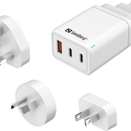 Sandberg 3in1 TravelCharger USB-C/A 65W 441-59