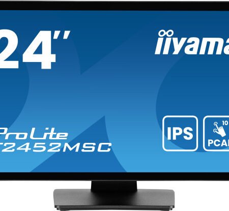 Monitor 23.8" Iiyama ProLite T2452MSC-B1AG IPS 1920x1080/60Hz/5ms/HDMI/DP/USB