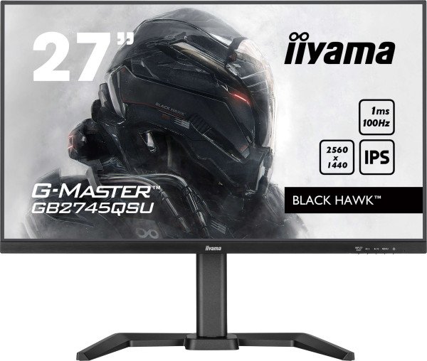 Monitor 27" Iiyama G-Master GB2745QSU-B2 IPS 2560x1440/100Hz/1ms/HDMI/DP/USB/zvu