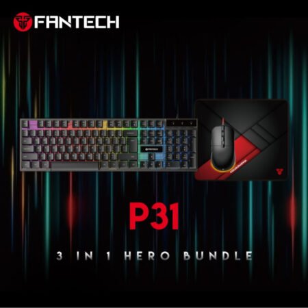 Tastatura + miš + podloga USB Fantech P31 Hero 3u1 crna