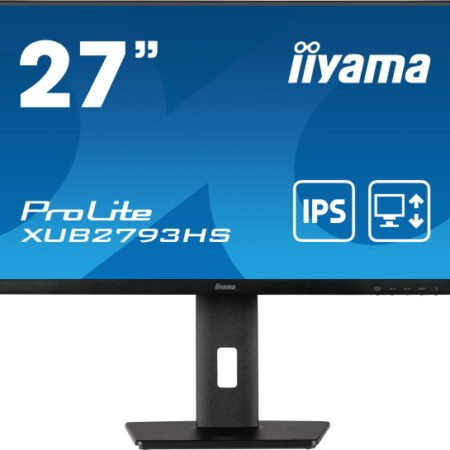 Monitor 27" Iiyama XUB2793HS-B7 IPS 1920x1080/100Hz/1ms/HDMI/DP/zvučnici/pivot
