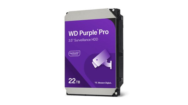 HDD WD 22TB WD221PURP 7200RPM 512MB Purple