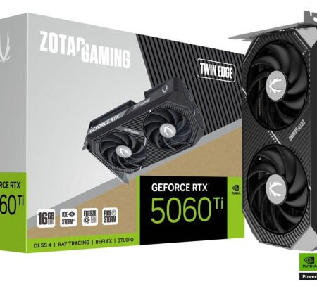 SVGA Zotac RTX 5060-Ti Twin Edge 16GB GDDR7, ZT-B50620E-10M
