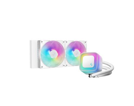 CPU Hladnjak DeepCool LE240 V2 ARGB Belo, R-LE240-WHAMMN-G-2