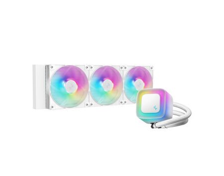 CPU Hladnjak DeepCool LE360 V2 ARGB Belo, R-LE360-WHAMMN-G-2