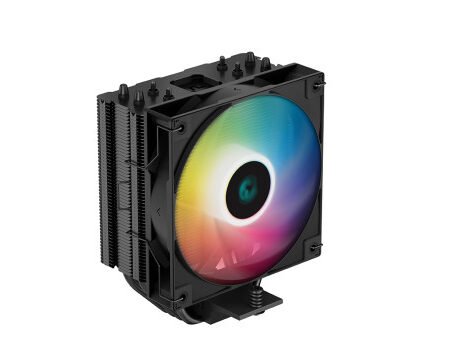 CPU Hladnjak DeepCool AG400 DIGITAL ARGB CRNI, 4 HeatPipe R-AG400-BKADMN-G-1