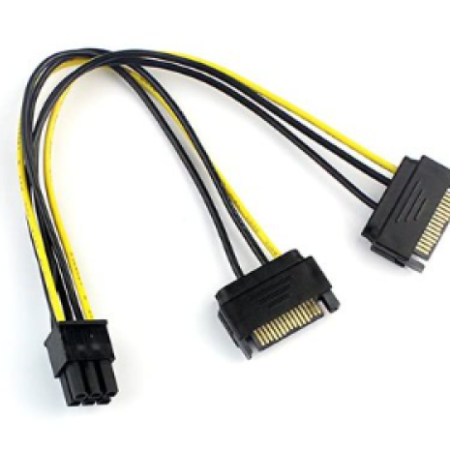 Kabl E-Green 6pin - 2x SATA