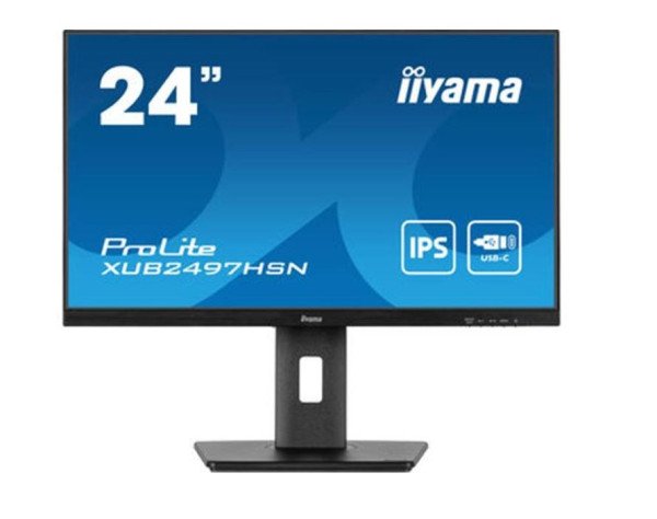 Monitor 23.8" Iiyama XUB2497HSN-B2 IPS 1920X1080/100Hz/1ms/HDMI/DP/USB-C/zvučnik