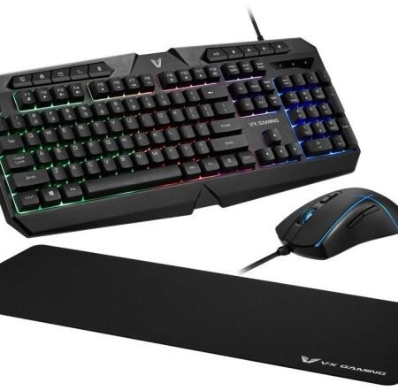Tastatura + miš + podloga USB Volkano VX Helios VX-148-BK US crna