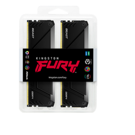 RAM DDR4 64GB (2x32GB) 3200MHz Kingston Fury Renegade RGB KF432C16RB2AK2/64