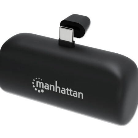 Powerbank Manhattan 1026336 5000mAh 10W/Black/USB-C