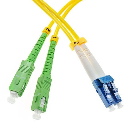Fiber duplex patch cord kabl SC/APC - LC/UPC singlemode 9/125 mikrona dužine 5m