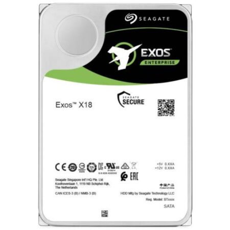 HDD Seagate 16TB Seagate Exos X18 ST16000NM004J 7200RPM 256MB Ent.