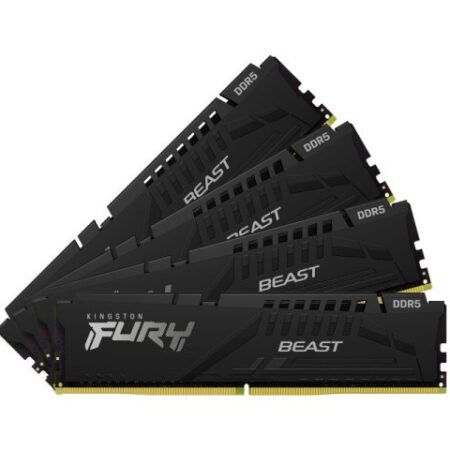 RAM DIMM DDR5 128GB (4x32) 5600MHz Kingston Fury Beast KF556C40BBK4-128