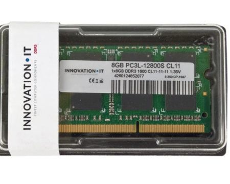 RAM SODIMM DDR3 8GB 1600MHz Innovation IT CL11 1.35V
