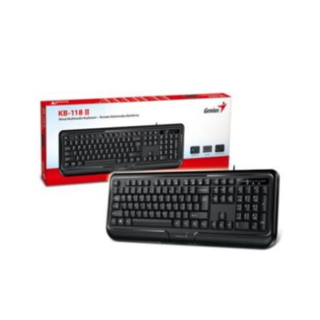 Tastatura USB Genius KB-118 II US Black