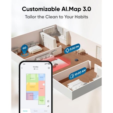 Eufy Omni X10 Pro MopMaster Robot Usisivač sa bazom crni
