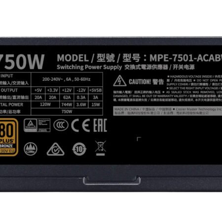 MWE Bronze V3 750W napajanje (MPE-7501-ACABW-3BEU) 5Y
