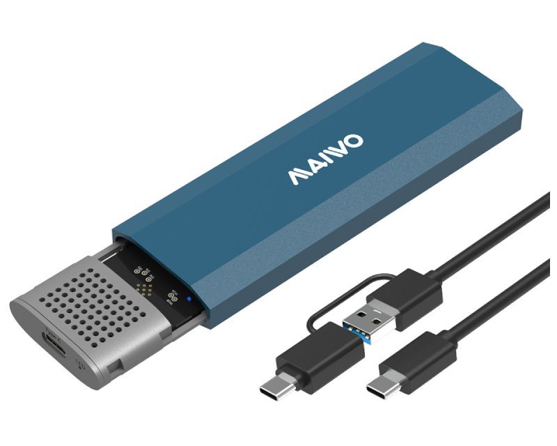 Externo Kućište USB-C 3.1 na M.2 NVMe/SATA aluminium, K1690