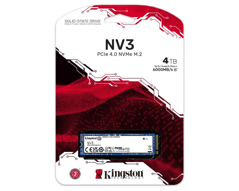4TB M.2 NVMe SNV3S/4000G series NV3 SSD