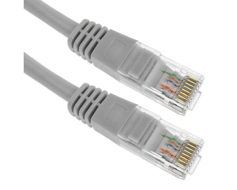 Kabl UTP patch Cat5e 1m sivi
