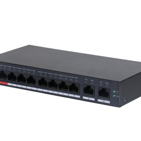 CS4010-8ET-110 10-Port Cloud Managed Desktop Switch with 8-Port PoE