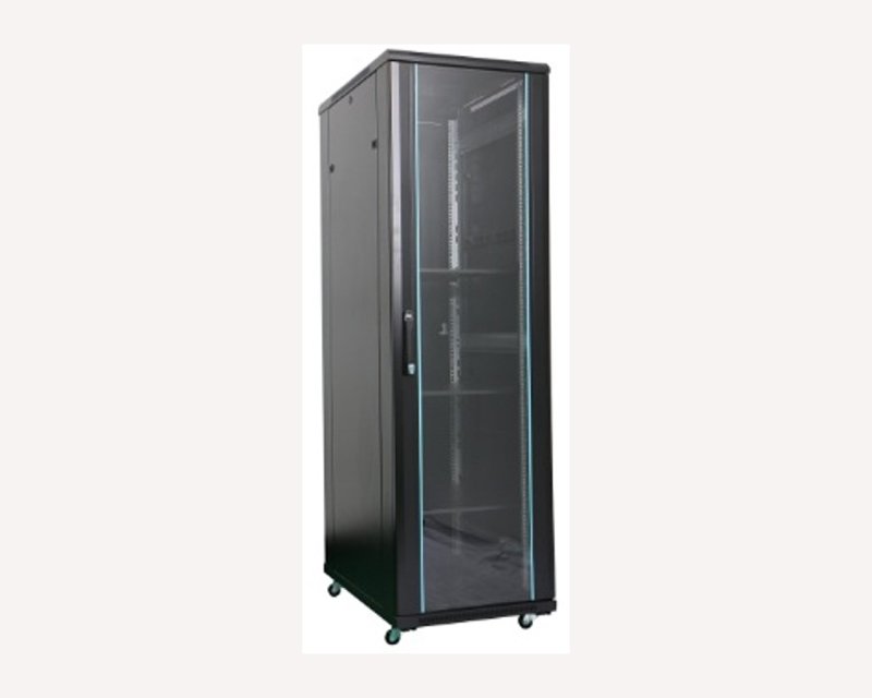 Rack orman samostojeći, 42U, 800x800, staklena vrata (pakovanje od 5 kutija)