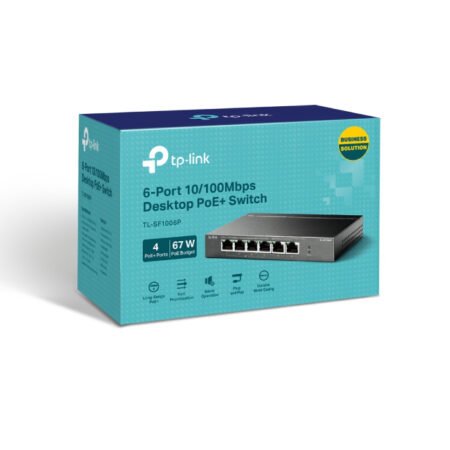 TL-SF1006P PoE switch 6 porta(4 poe+2)