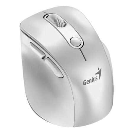 Ergo 9000S Pro Pearl White USB Bežični beli miš