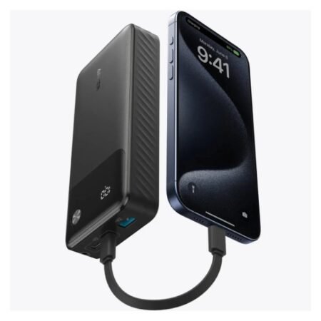 20000mAh, 30W, Power Bank crni