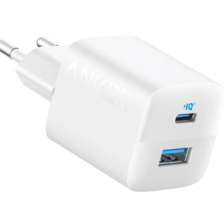 323 33W USB-C zidni punjač 2-porta (USB-A i USB-C), beli