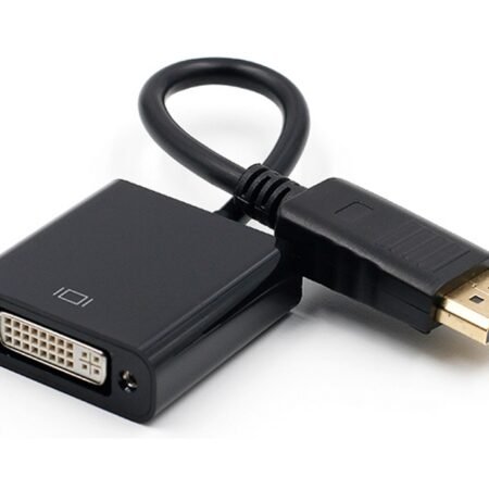 Adapter DisplayPort (M) - DVI (F) crni