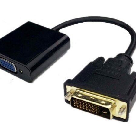 Adapter DVI-D (M) - VGA (F) crni