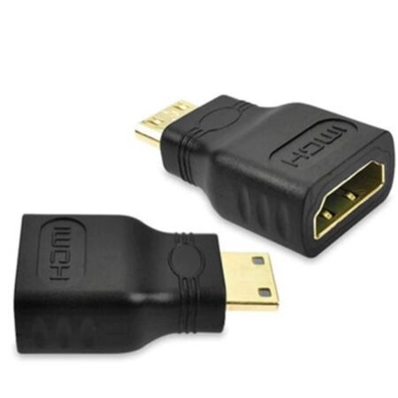 Adapter Mini HDMI (M) - HDMI (F) crni