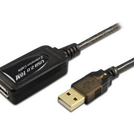 Kabl sa pojačivačem USB A - USB A M/F 10m crni
