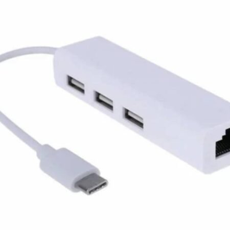 USB 3.1 TIP C na 3x HUB + RJ45