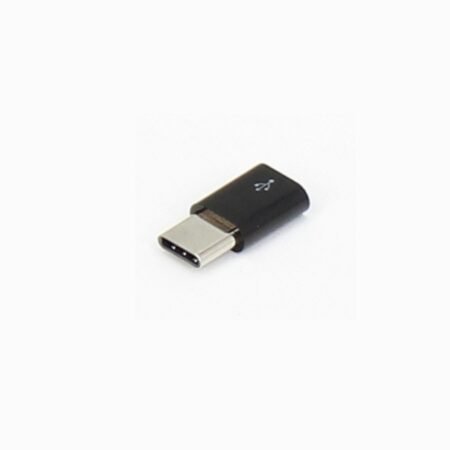 Adapter USB 3.1 tip C (M) - Micro USB (F) crni