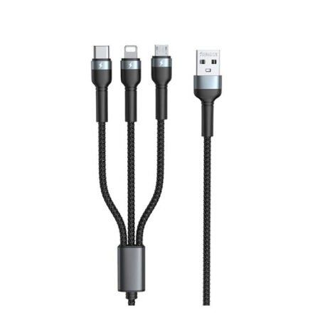 DATA kabl Jany 3.1A RC-124TH 3in1, crni