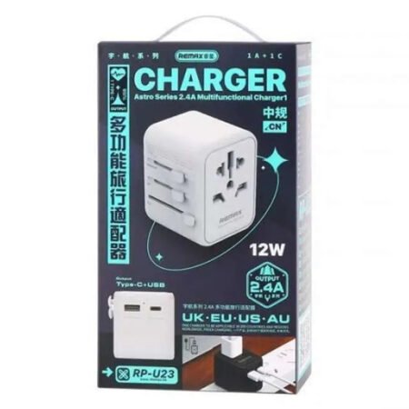 Strujni multifunkcionalni punjač 2.4 A RP-U23 , beli