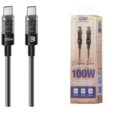 DATA kabl Walking TIP C na TIP C RC-C162 100W, 1.2m crni